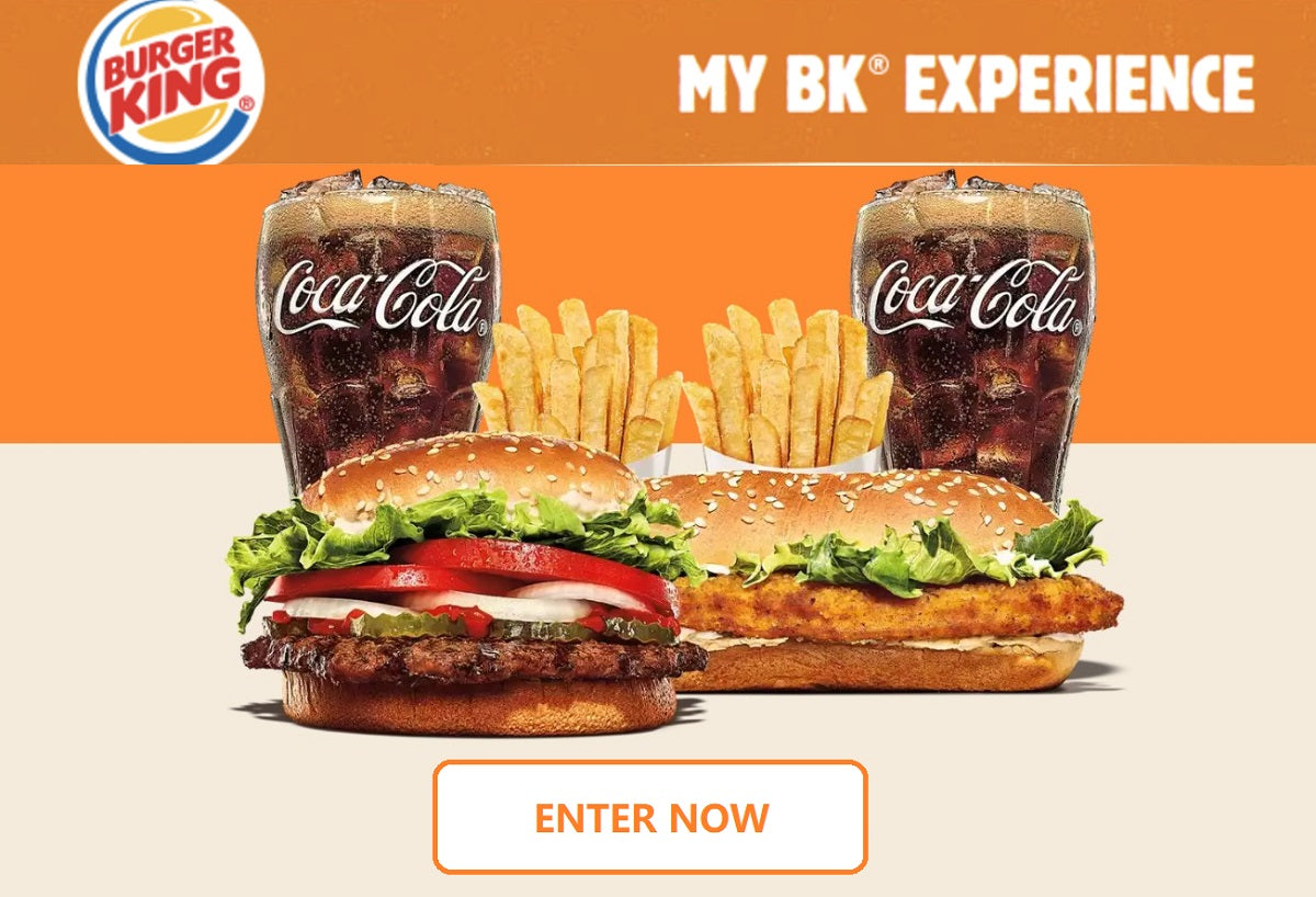 www.MyBKExperience.com - Enter Burger King Survey to Get a Free Whoppe ...